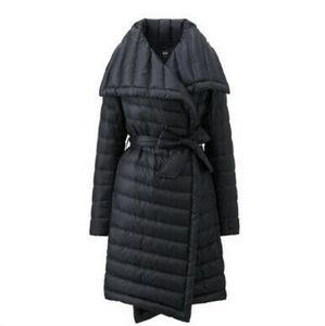 Uniqlo women ultra light down wrap coat